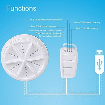 2 in 1 Mini Washing Machine