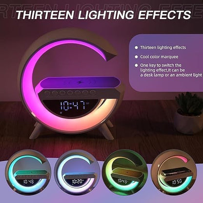 Digital Led Wireless Charger Speaker