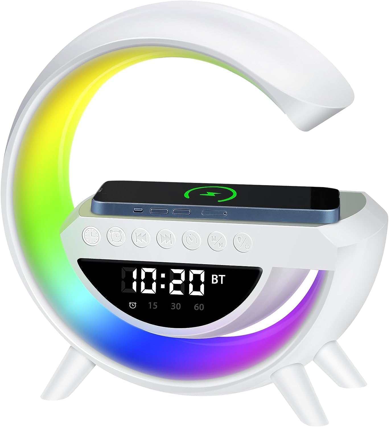 Digital Led Wireless Charger Speaker