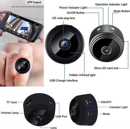 A9 HD 1080P Mini Camera Wireless Wi-Fi